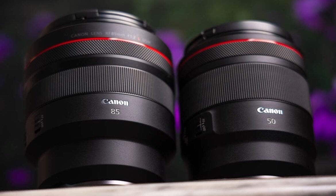 Сблъсък на титаните: Canon RF 50mm f/1.2L USM vs Canon RF 85mm f/1.2L USM